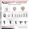 Service Caster 3 Inch Nylon Wheel Swivel 34 Inch Threaded Stem Caster Set with Brake SCC SCC-TS20S314-NYS-TLB-34212-4 - alternate 3